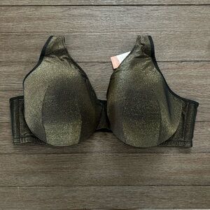 Cacique Glitter Knit Lightly Lined Full Coverage Bra